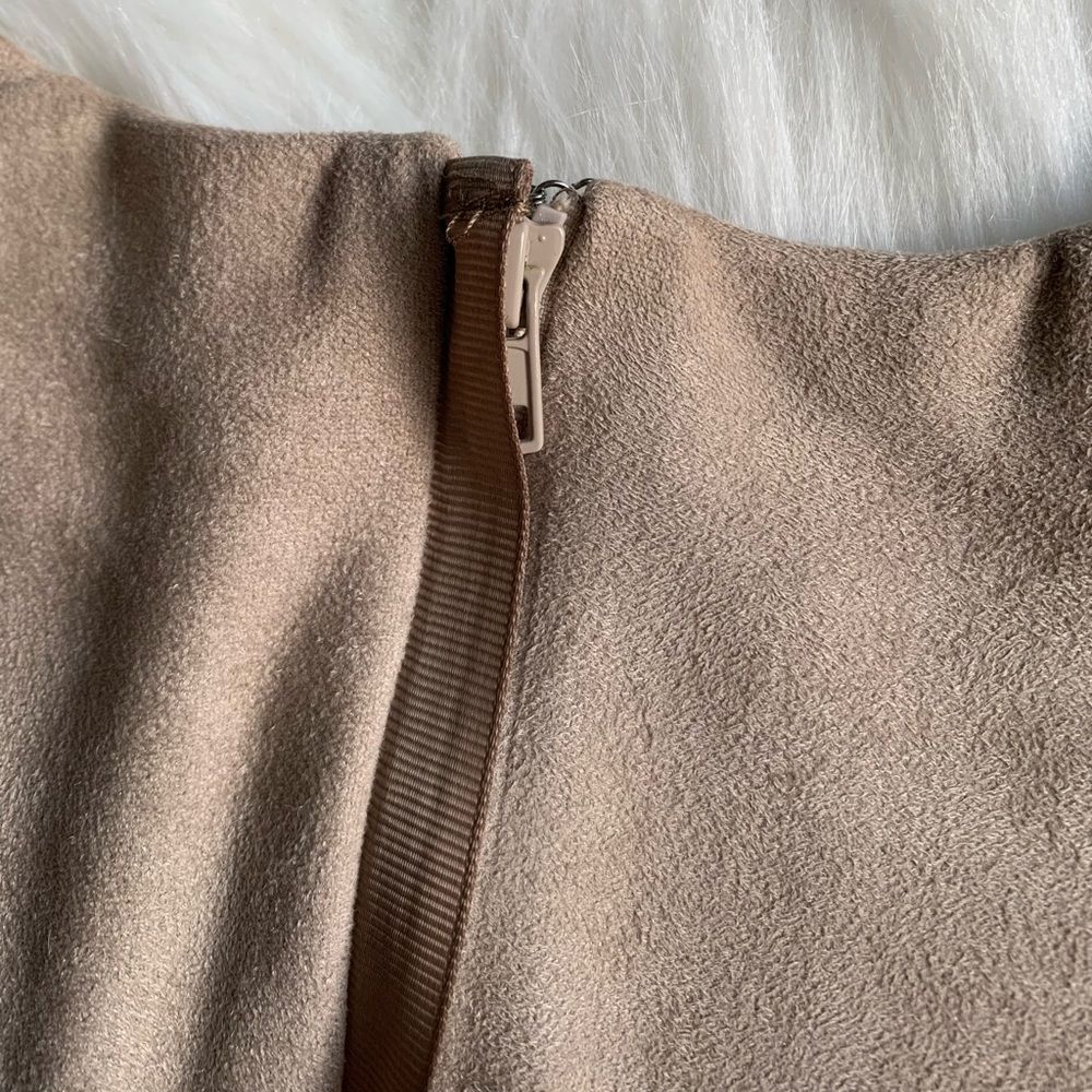 NWT! Bebe Erin Faux Suede Dress - Picture 6 of 10